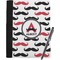 Mustache Print Notebook Padfolio
