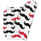 Mustache Print Octagon Placemat - Double Print (folded)