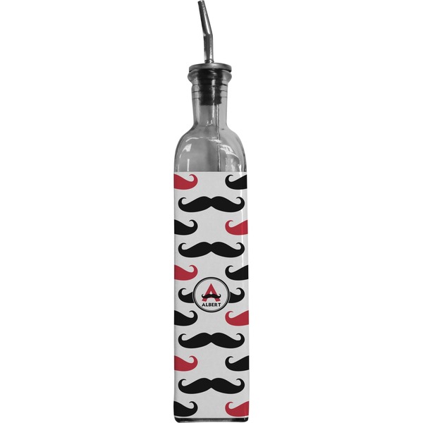 Custom Mustache Print Oil Dispenser Bottle (Personalized)