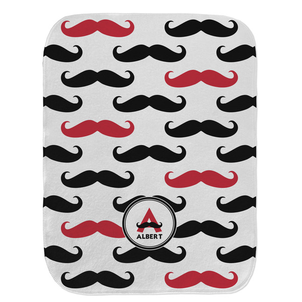 Mustache Print Old Burp Flat