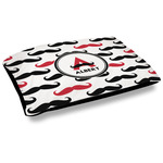 Mustache Print Outdoor Dog Bed - Large (Personalized)