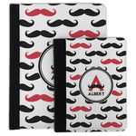 Mustache Print Padfolio Clipboard (Personalized)
