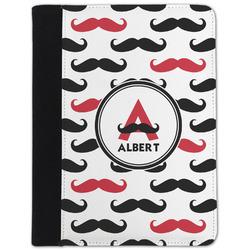 Mustache Print Padfolio Clipboard - Small (Personalized)