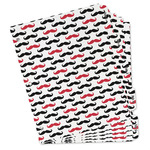 Mustache Print Binder Tab Divider Set (Personalized)