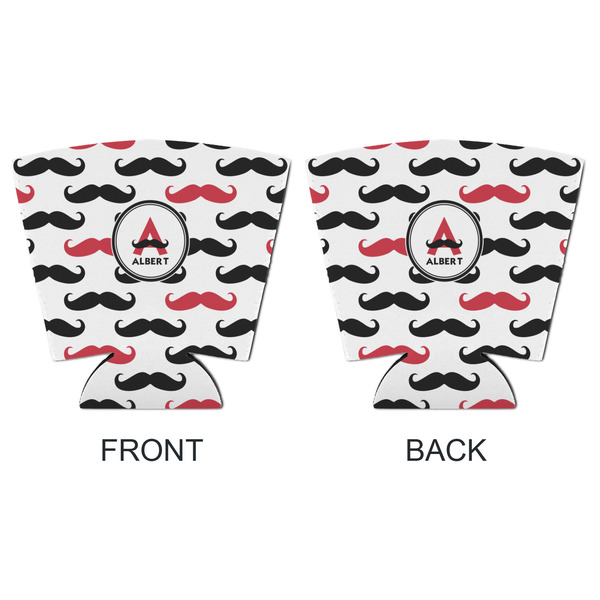 Mustache Print Party Cup Sleeves - with bottom - APPROVAL