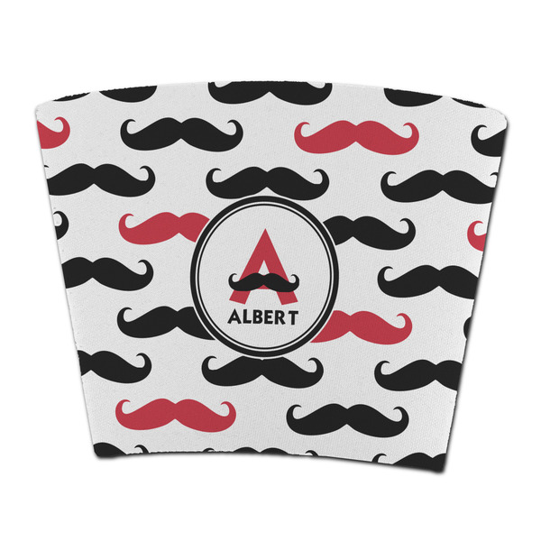 Custom Mustache Print Party Cup Sleeve - without bottom (Personalized)