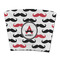 Mustache Print Party Cup Sleeves - without bottom - FRONT (flat)