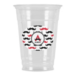 Mustache Print Party Cups - 16oz (Personalized)