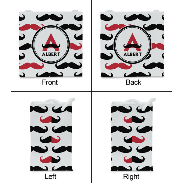 Mustache Print Party Favor Gift Bag - Gloss - Approval