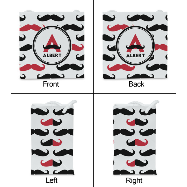 Mustache Print Party Favor Gift Bag - Matte - Approval