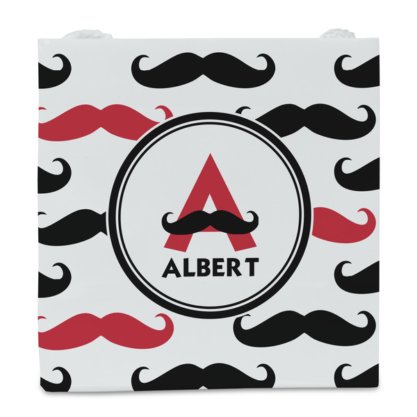 Mustache Print Party Favor Gift Bag - Matte - Front