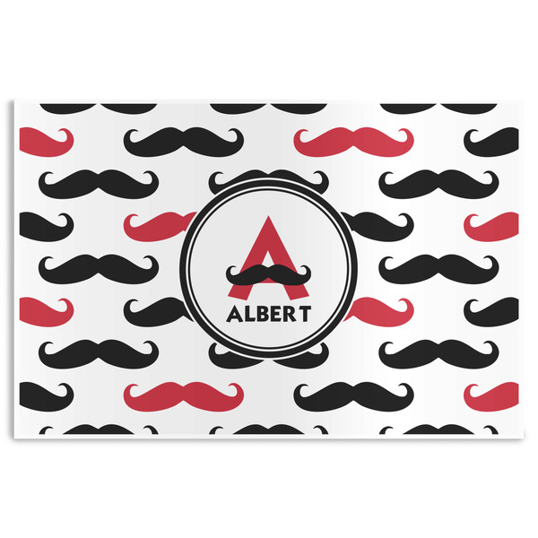 Custom Mustache Print Disposable Paper Placemats (Personalized)