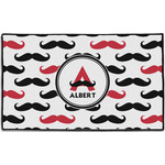 Mustache Print Door Mat - 60"x36" (Personalized)
