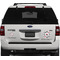 Mustache Print Personalized Car Magnets on Ford Explorer