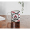 Mustache Print Personalized Coffee Mug - Lifestyle