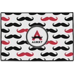 Mustache Print Door Mat - 36"x24" (Personalized)
