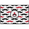 Mustache Print Personalized Door Mat - 36x24 (APPROVAL)