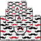 Mustache Print Personalized Door Mat - Group Parent IMF