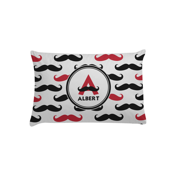 Custom Mustache Print Pillow Case - Toddler (Personalized)