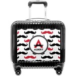 Mustache Print Pilot / Flight Suitcase (Personalized)