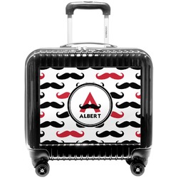 Mustache Print Pilot / Flight Suitcase (Personalized)
