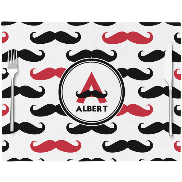 Mustache Print Placemat with Props
