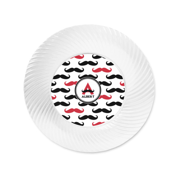 Mustache Print Plastic Party Appetizer & Dessert Plates - Approval