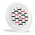 Mustache Print Plastic Party Dinner Plates - 10" (Personalized)