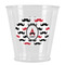 Mustache Print Plastic Shot Glass (Personalized)