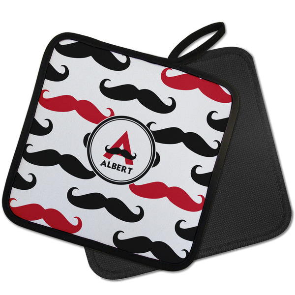 Mustache Print Pot Holders - PARENT MAIN