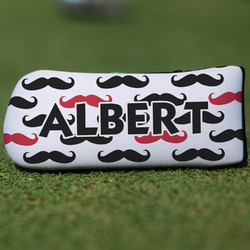 Mustache Print Blade Putter Cover (Personalized)