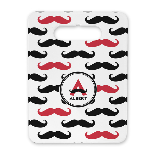 Custom Mustache Print Rectangular Trivet with Handle (Personalized)
