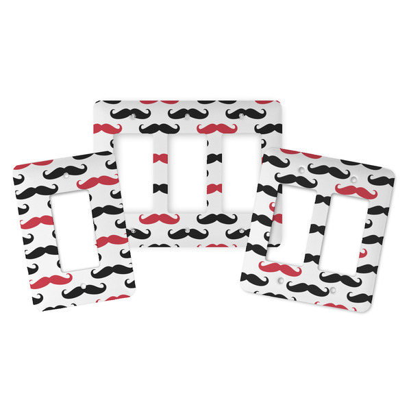 Mustache Print Rocker Light Switch Covers - Parent - ALL VARIATIONS