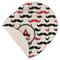 Mustache Print Round Linen Placemats - MAIN (Single Sided)