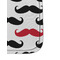 Mustache Print Sanitizer Holder Keychain - Detail