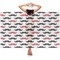 Mustache Print Sarong (with Model)