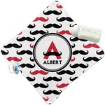Mustache Print Security Blanket (Personalized)