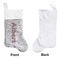 Mustache Print Sequin Stocking - Approval