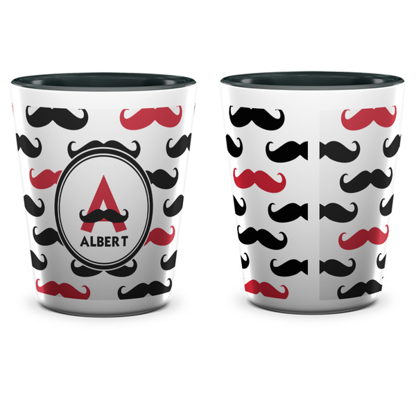 Mustache Print Shot Glass - Two Tone - APPROVAL