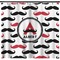 Mustache Print Shower Curtain (Personalized)