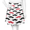 Mustache Print Skater Skirt - 2X Large