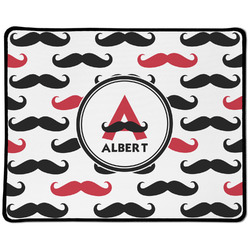 Mustache Print Large Gaming Mouse Pad - 12.5" x 10" (Personalized)