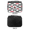 Mustache Print Small Travel Bag - APPROVAL
