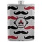 Mustache Print Stainless Steel Flask (Personalized)