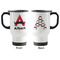 Mustache Print Stainless Steel Travel Mug with Handle - Apvl