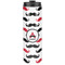 Mustache Print Stainless Steel Tumbler 20 Oz - Front