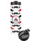 Mustache Print Stainless Steel Skinny Tumbler (Personalized)