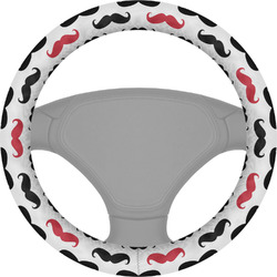 Mustache Print Steering Wheel Cover (Personalized)