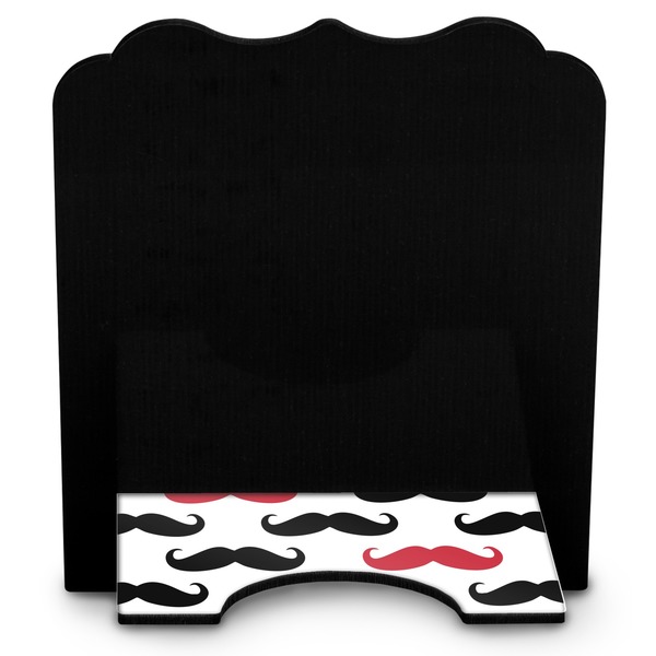 Mustache Print Stylized Tablet Stand - Back