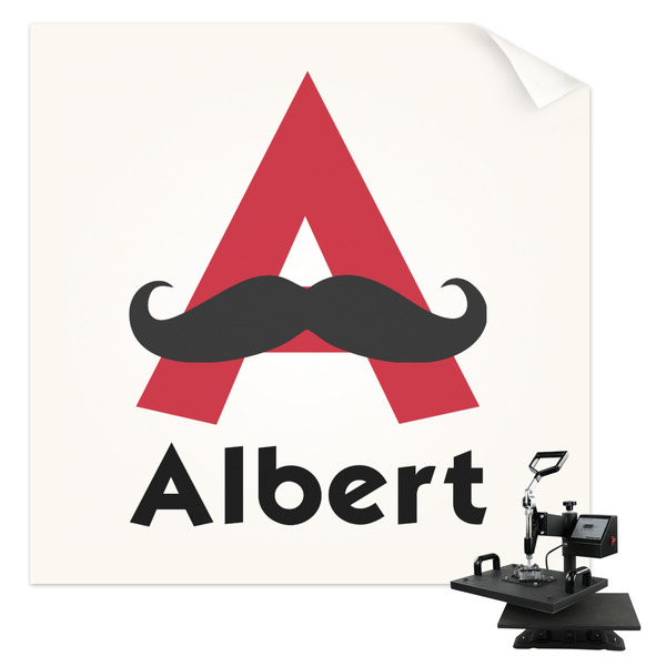 Custom Mustache Print Sublimation Transfer - Baby / Toddler (Personalized)